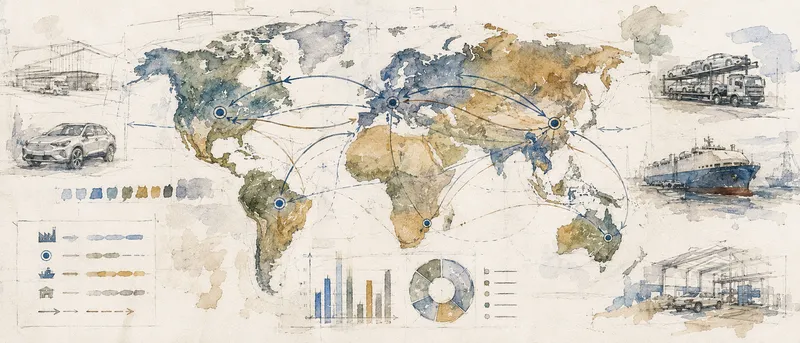 Aquarelle d’une carte du monde entourée de graphiques